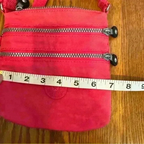 Kipling Mini, Multipocket Crossbody, Pink, 7” W x 7” D - Picture 8 of 9
